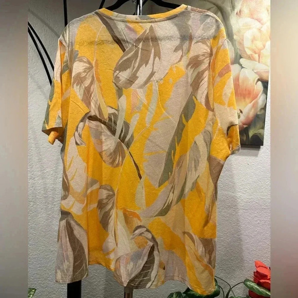 Ted Baker Pera Linen-Blend T-Shirt Women's size 5 - Picture 8 of 13